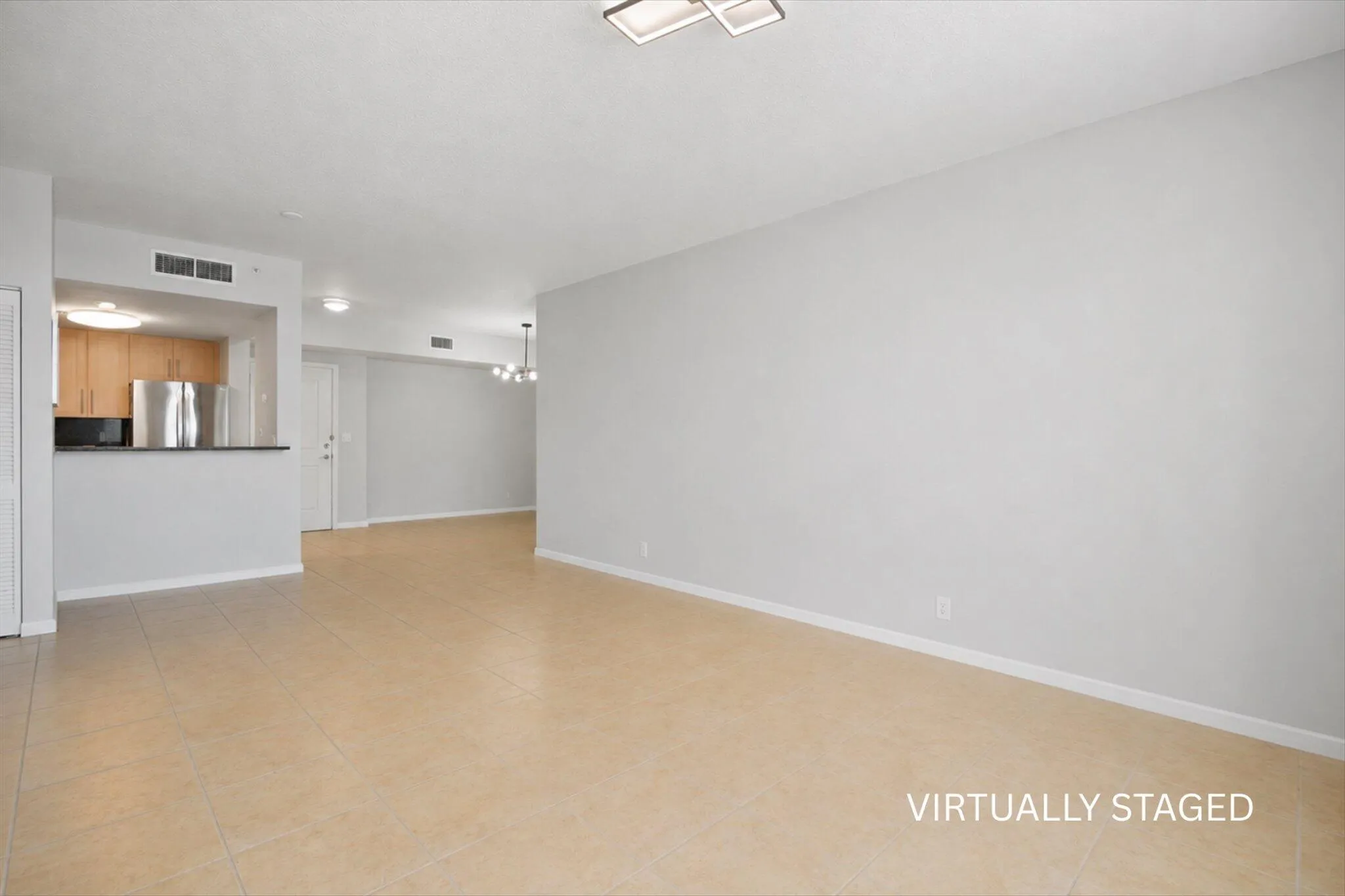 Living Room / DIning Room (Virtually Staged)