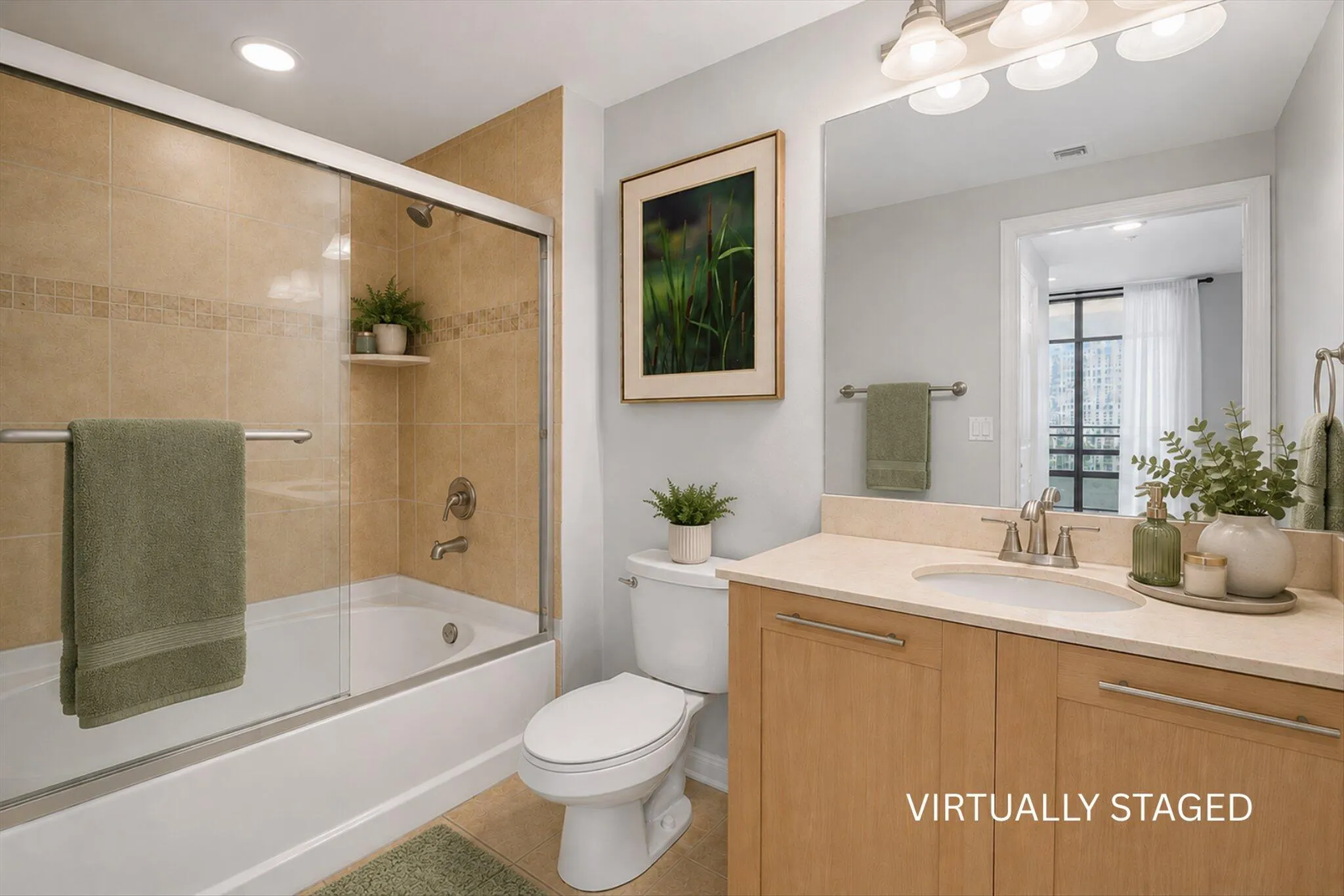 Primary Bathroom (Virtually Staged)