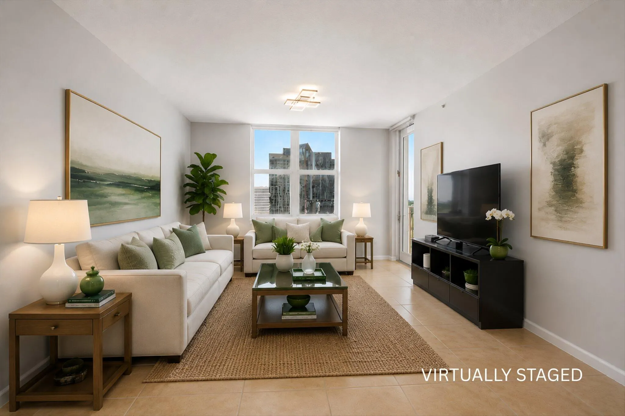 Living room (Virtually Staged)