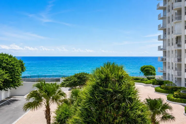 ocean view from balcony