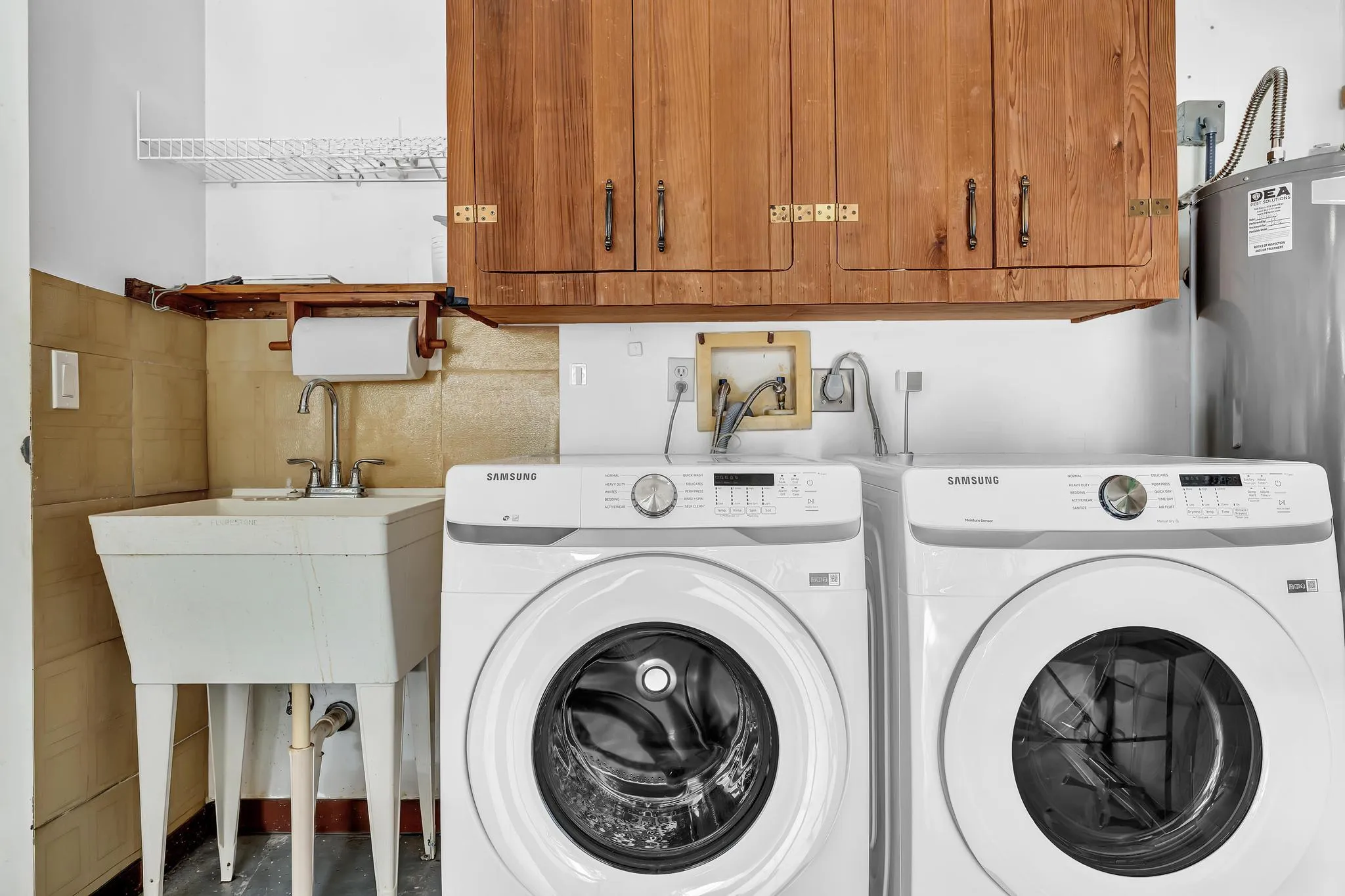 Laundry in Garage