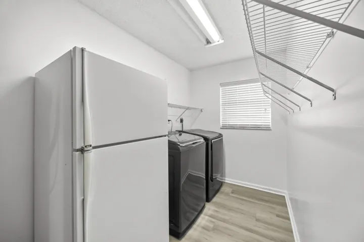Laundry Room with Additional Fridge