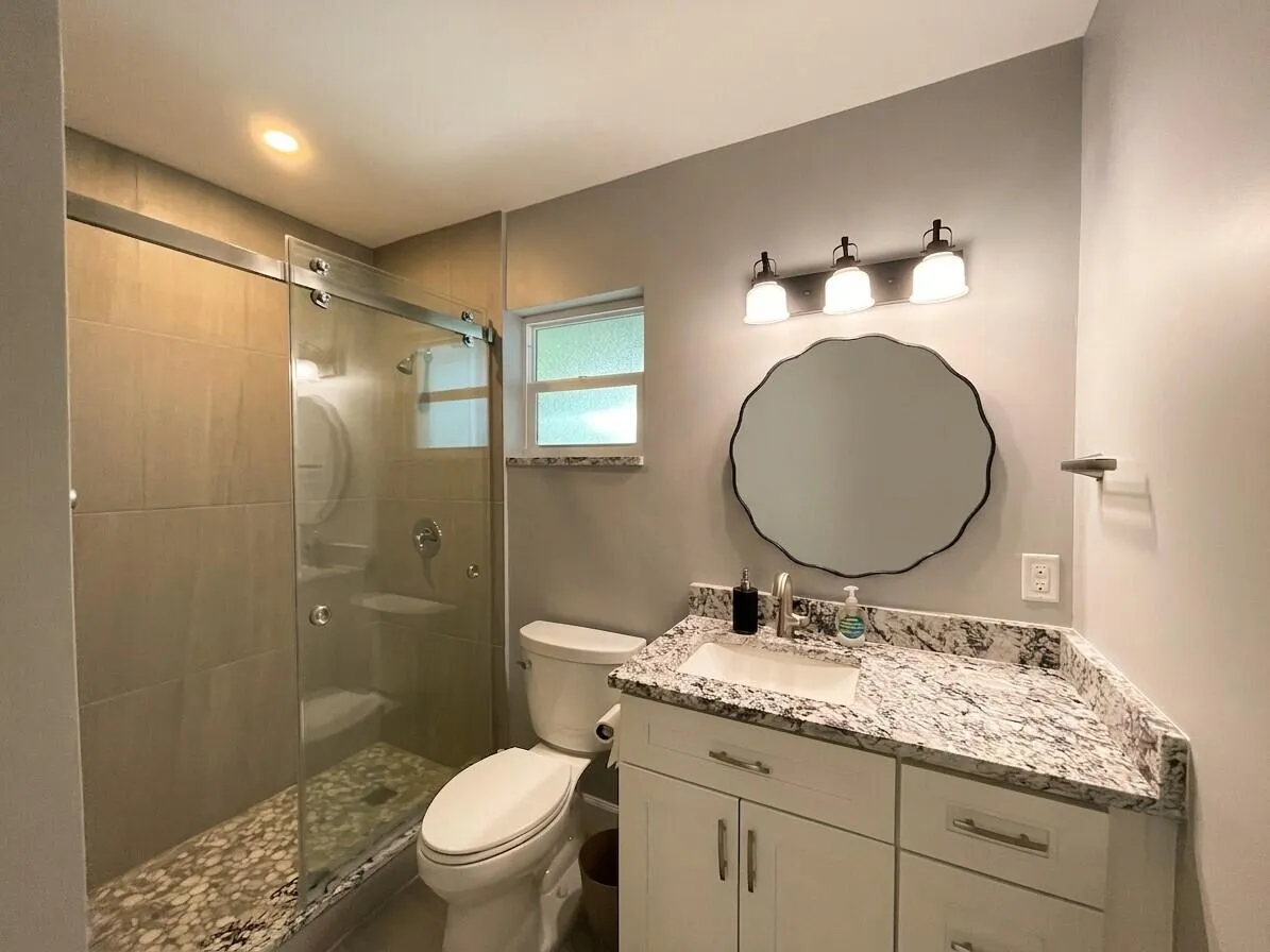 Updated Hall Bathroom with walk-in Shower