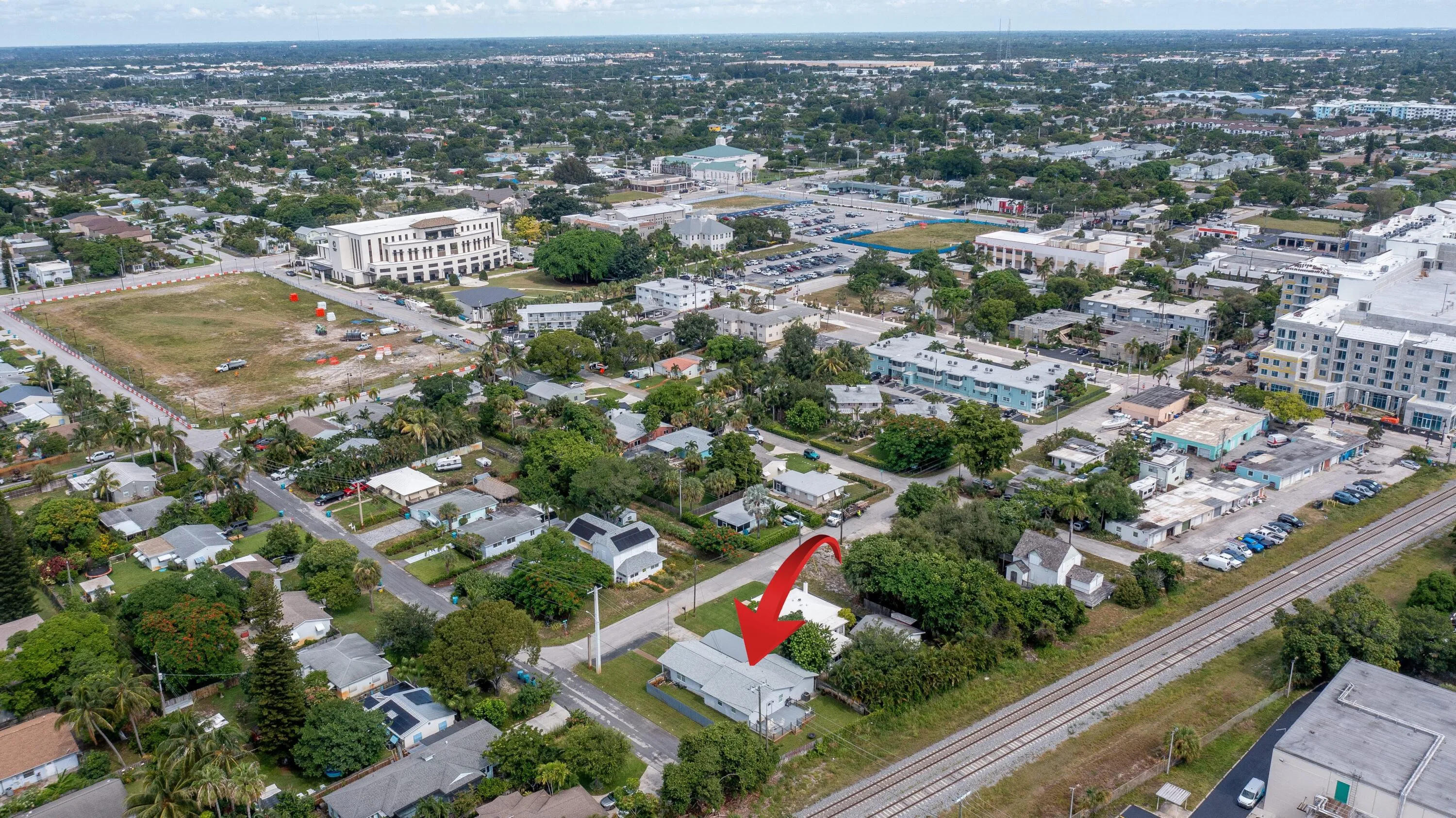 Aerial to the NW