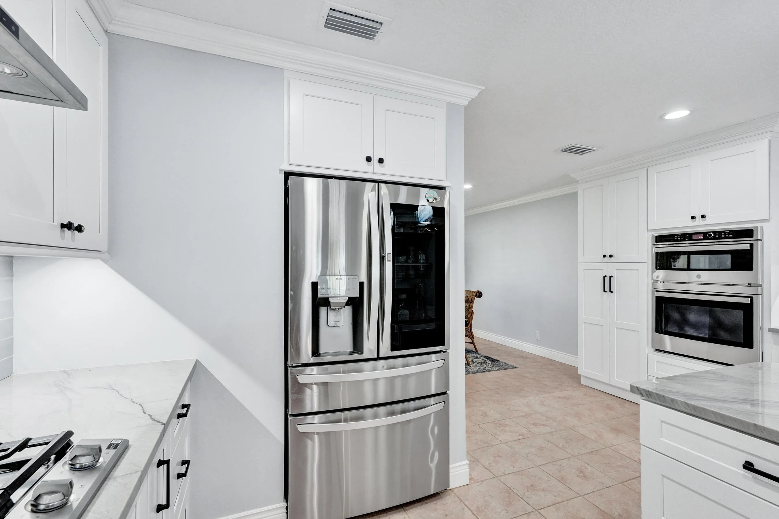 Stainless steel appliances are new.