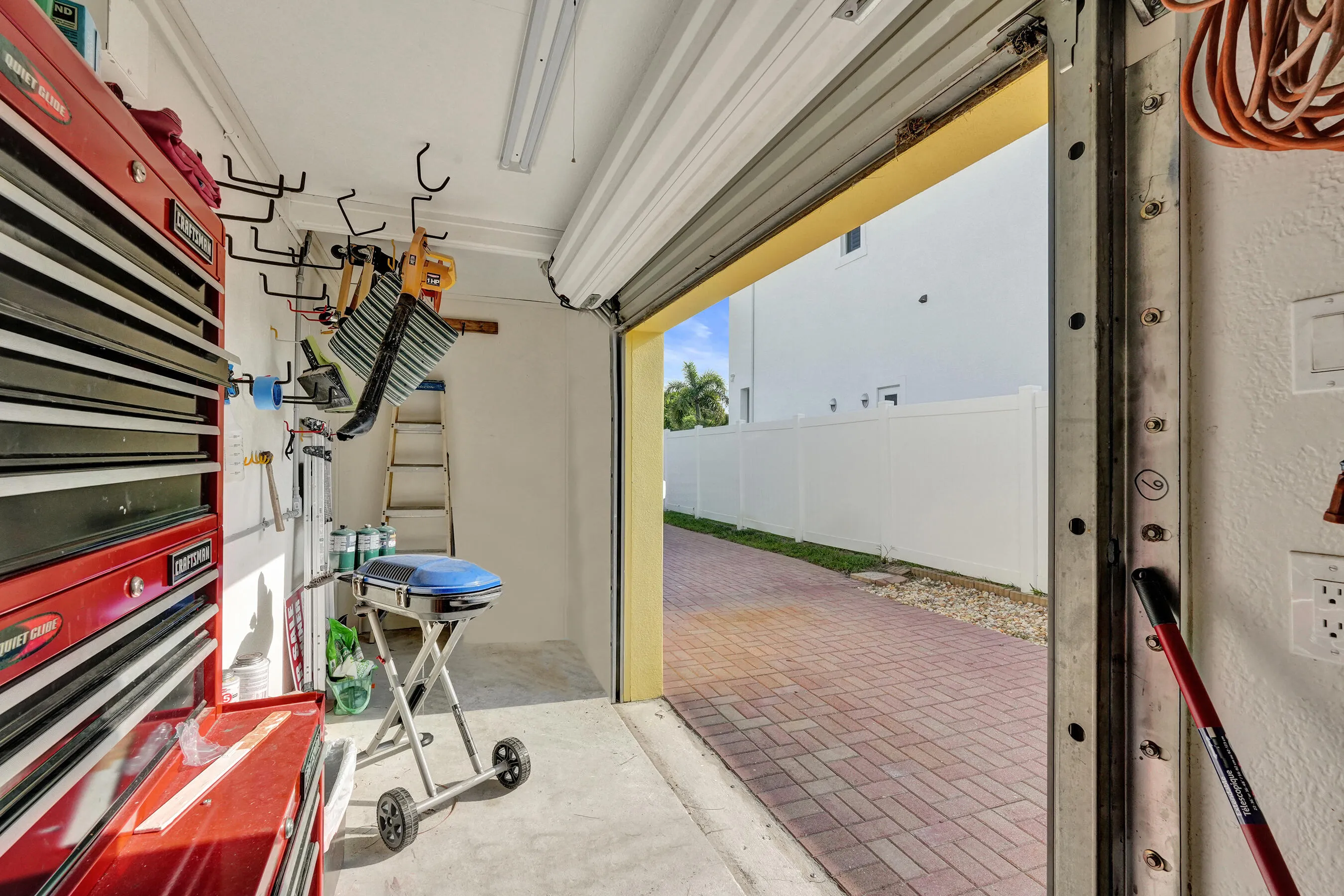 Bonus workshop on the side of the home! 200 AMP service for all your projects and Icynene foam keeps the room well insulated. This could also serve as golf cart storage.