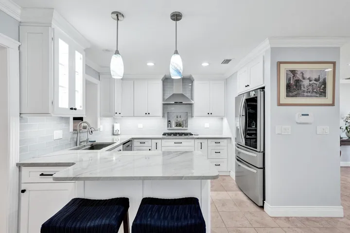 The home also has beautiful crown molding and custom molding throughout.