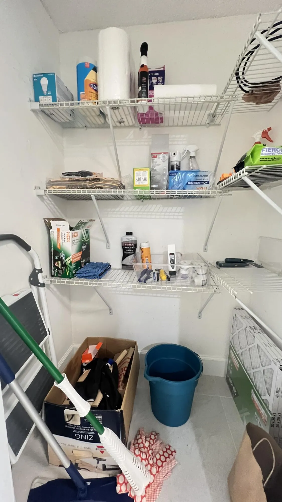 small storage inside the house
