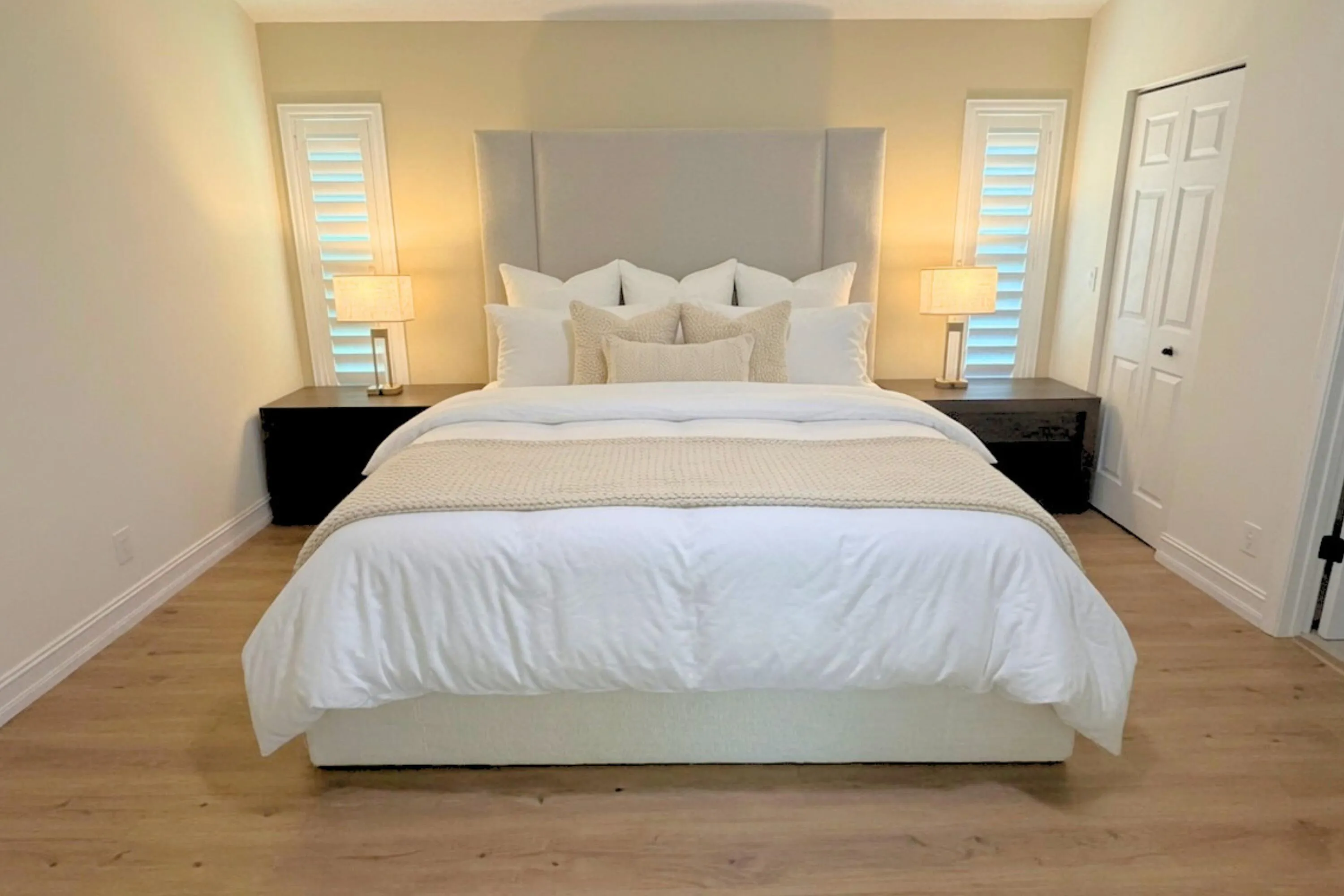 Bed sheets virtually added
