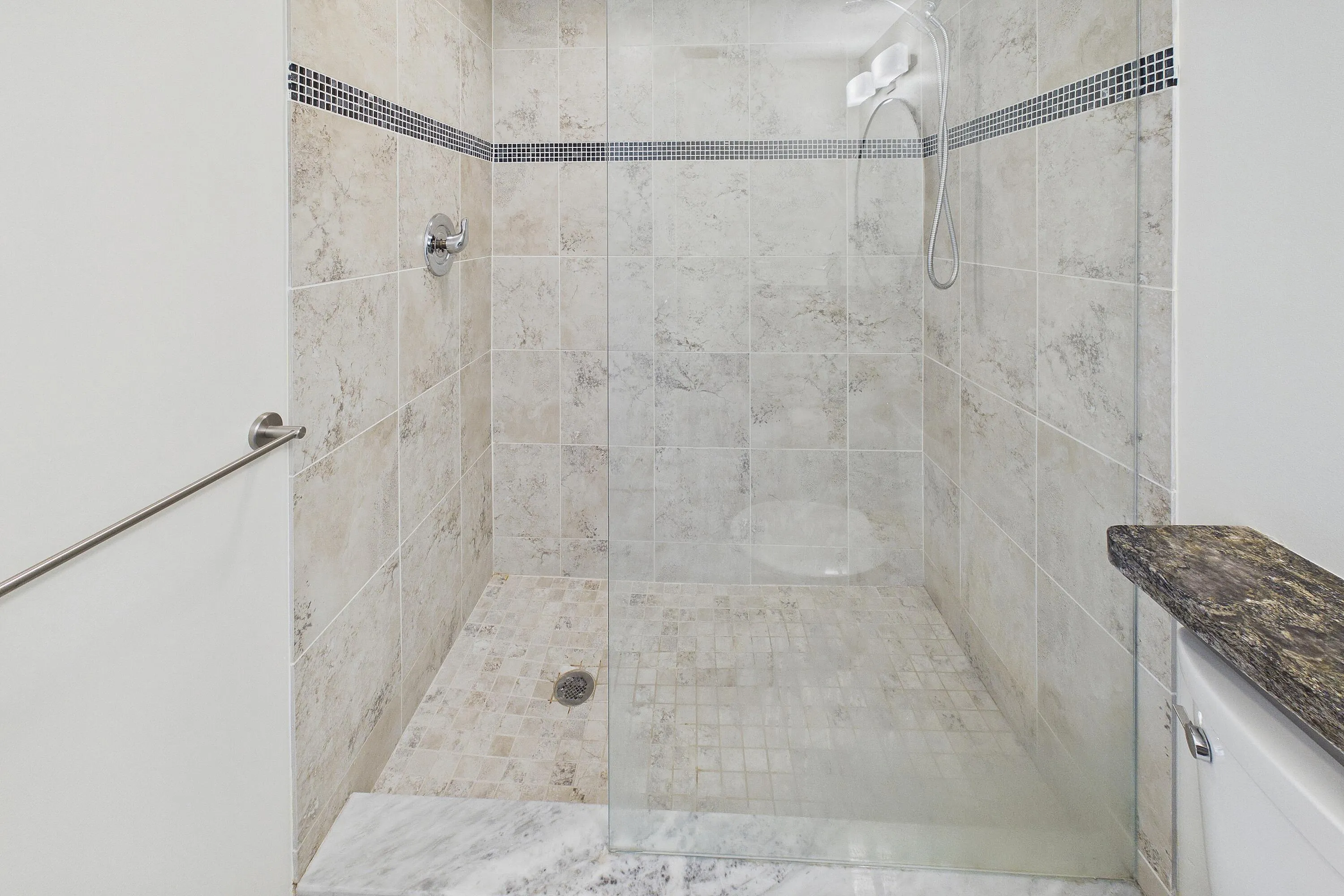 SPACIOUS SHOWER!