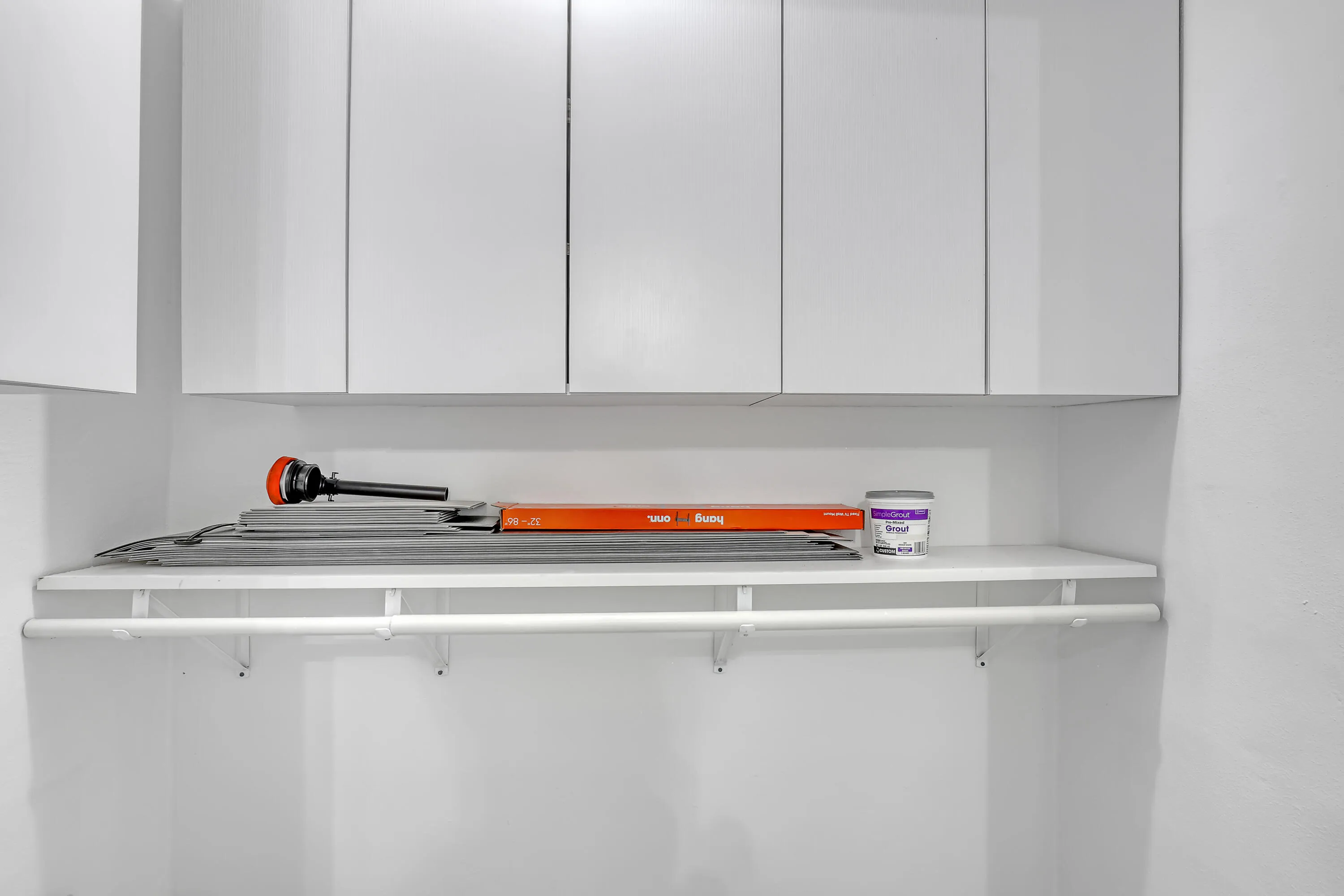 utility closet on enclosed patio