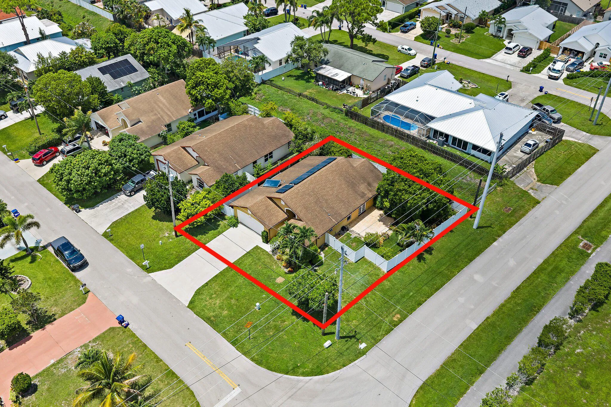 Adams St Property Outline