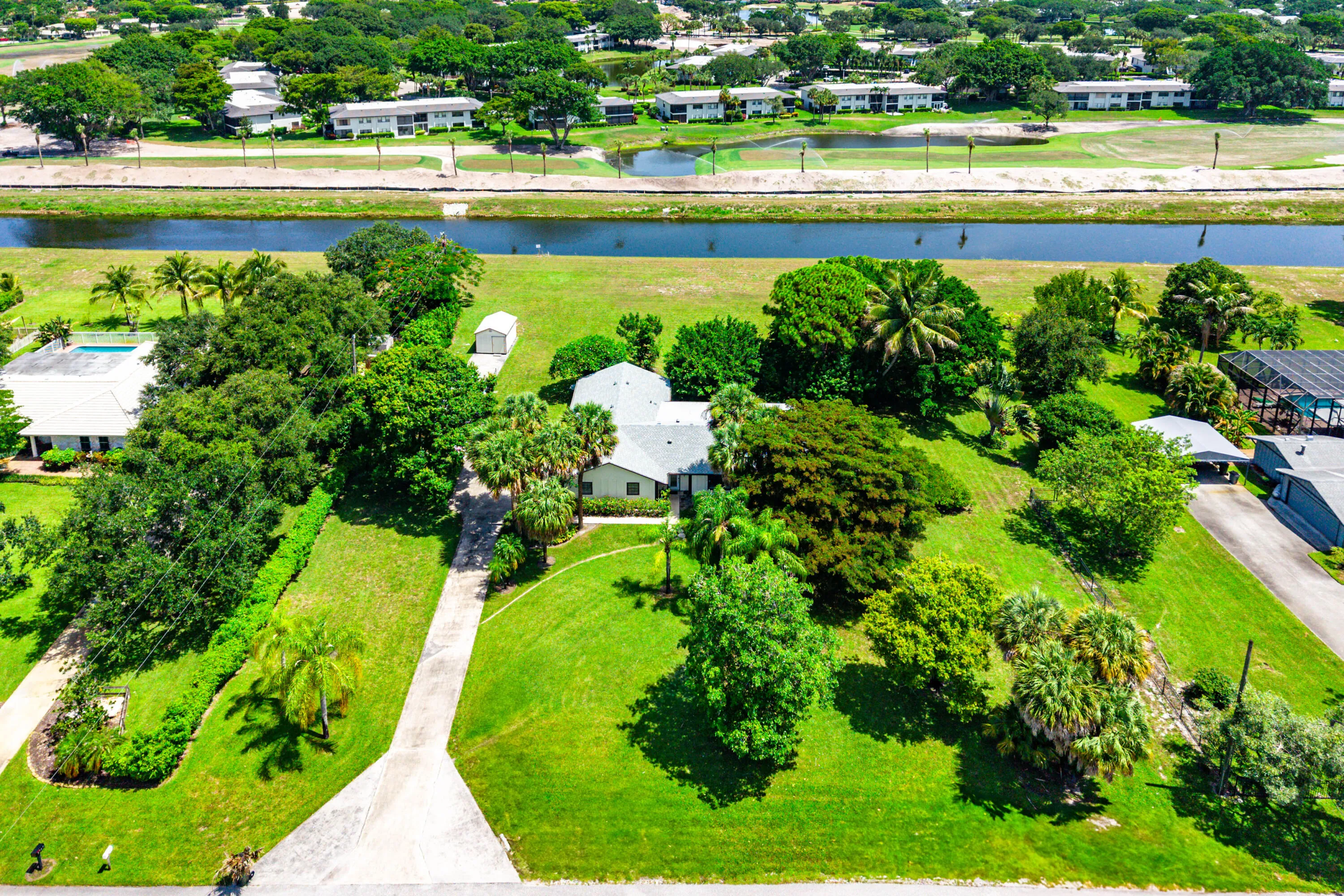 Long Driveway to Garage and RV Pad