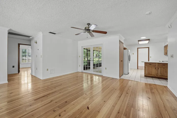 Family Room Open to Kitchen and Screen Porch. Enjoy casual dining here.
