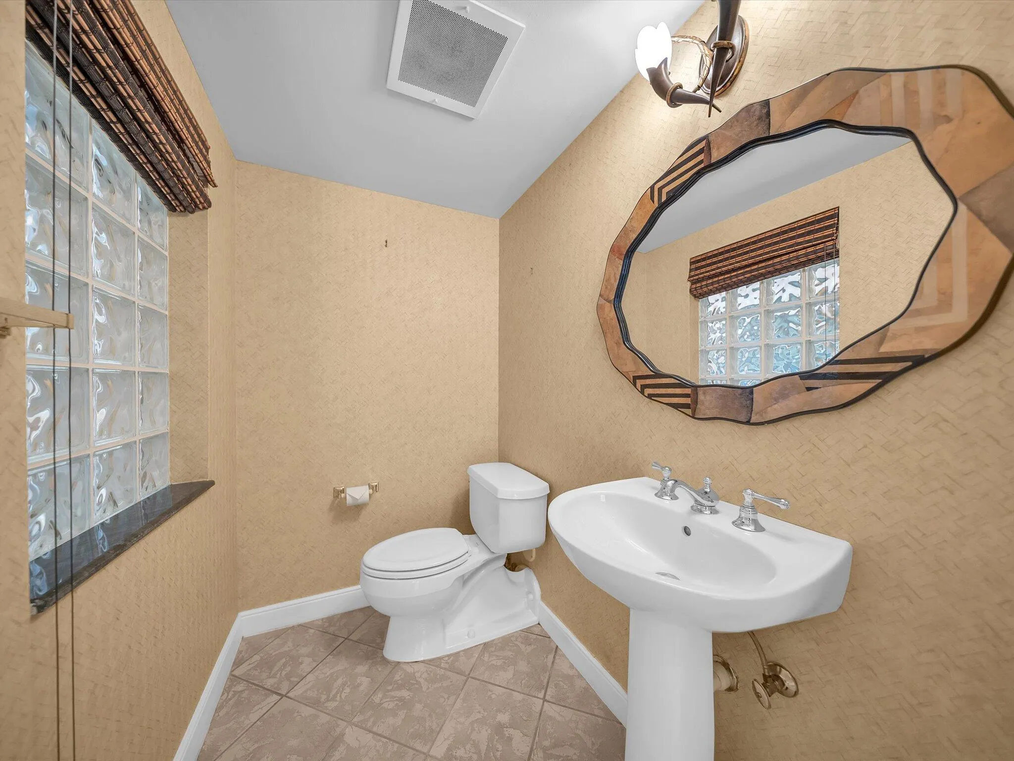 Convenient half bath