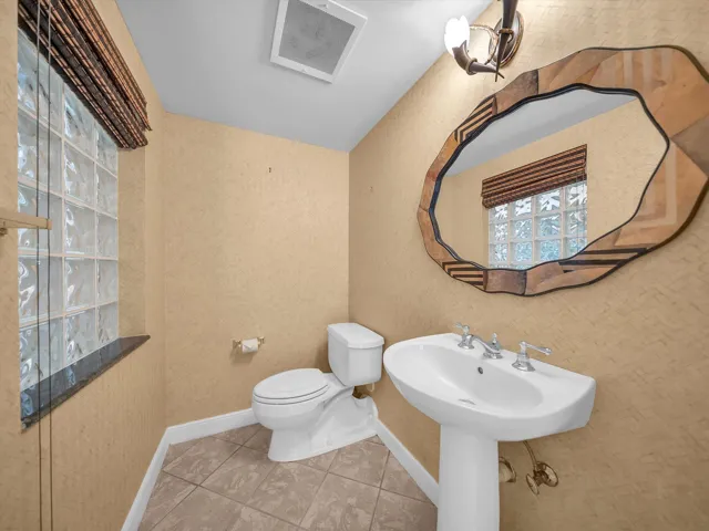 Convenient half bath