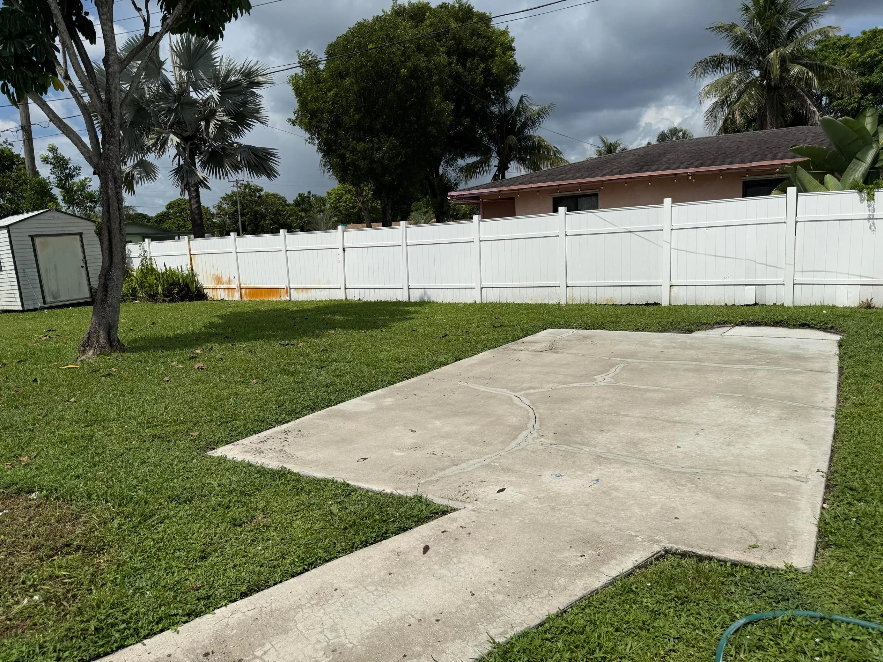 back yard