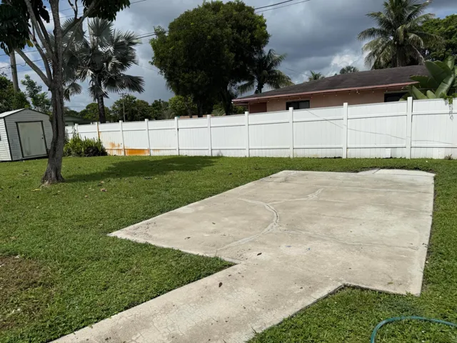 back yard
