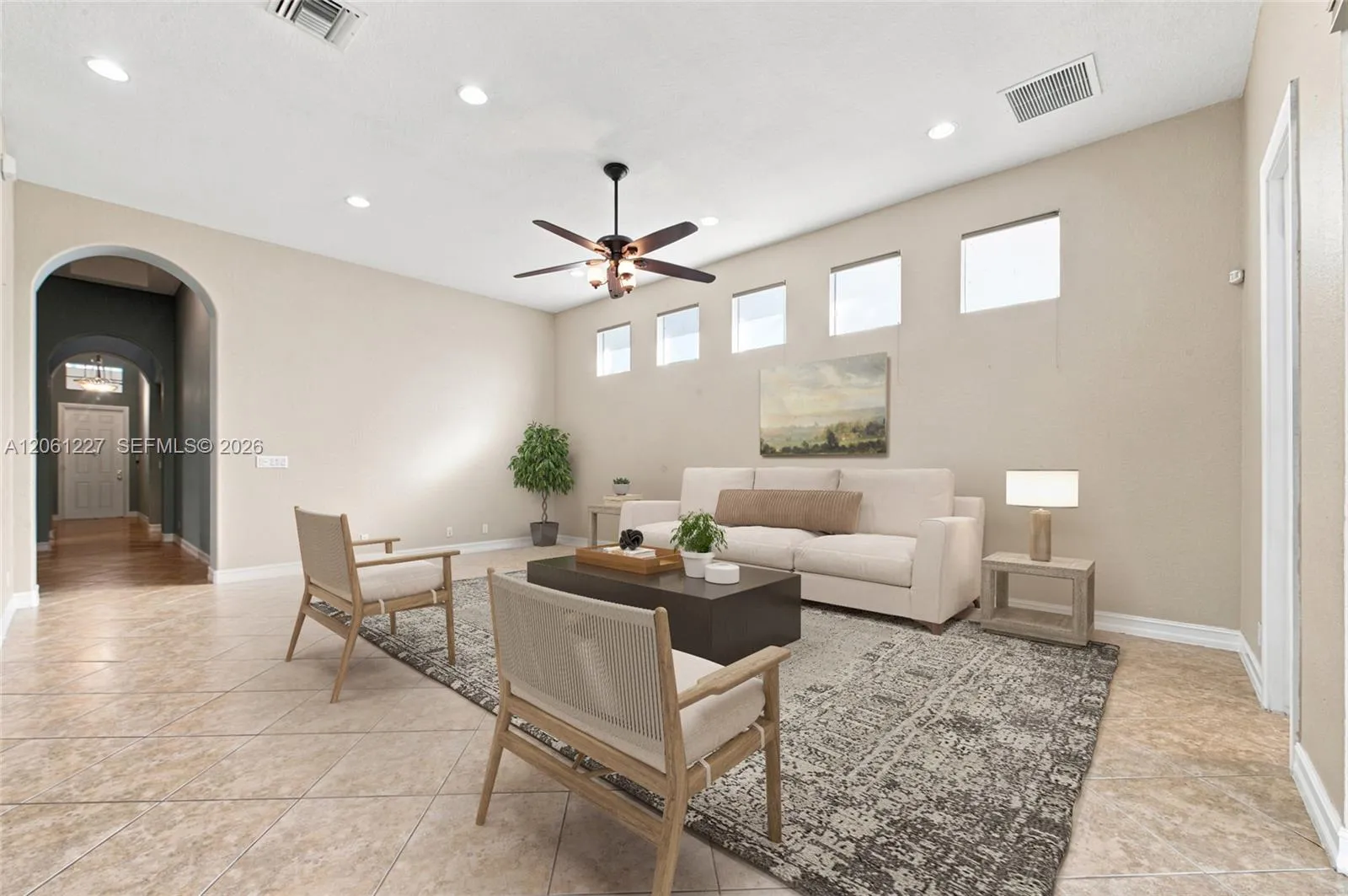 Staged Photo of Living room
