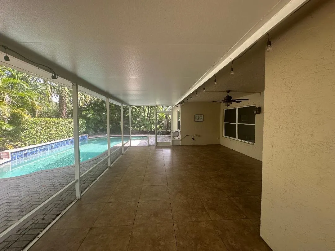Covered patio