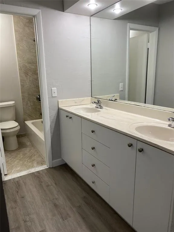 Main Bathroom with double sinks