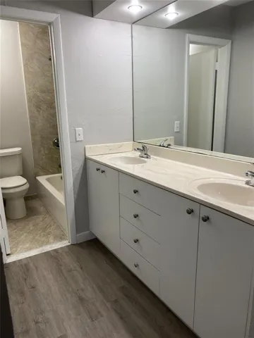 Main Bathroom with double sinks