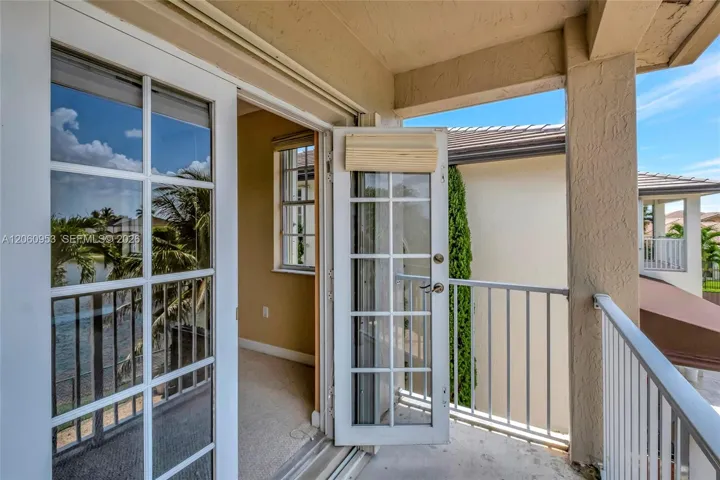 Primary bedroom balcony