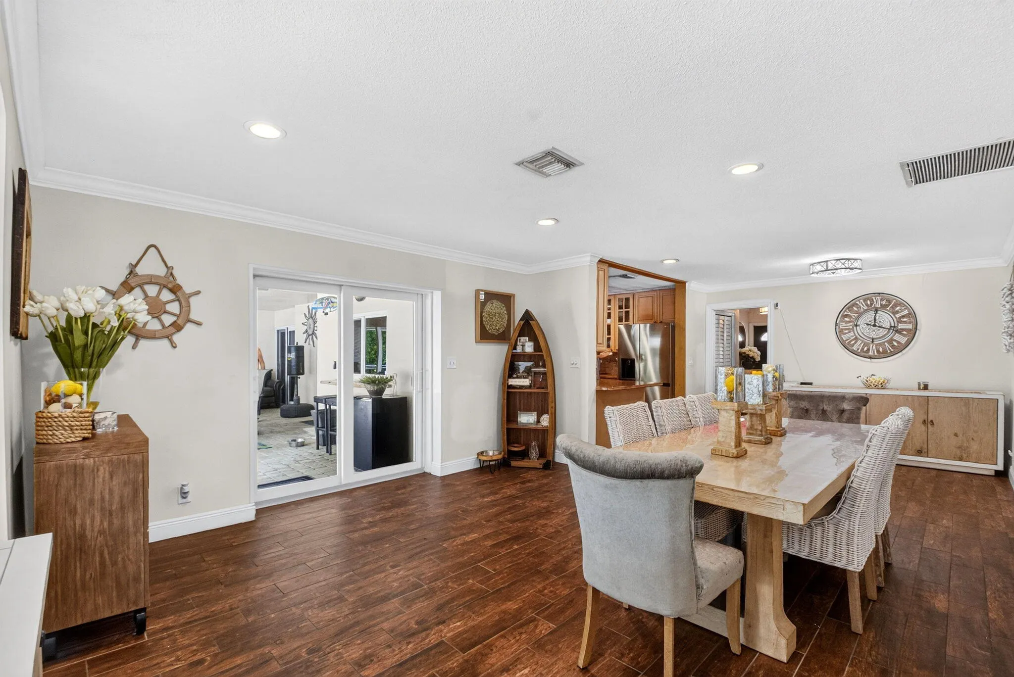 Dining Room with Buffet & Kitchen Pass-Through