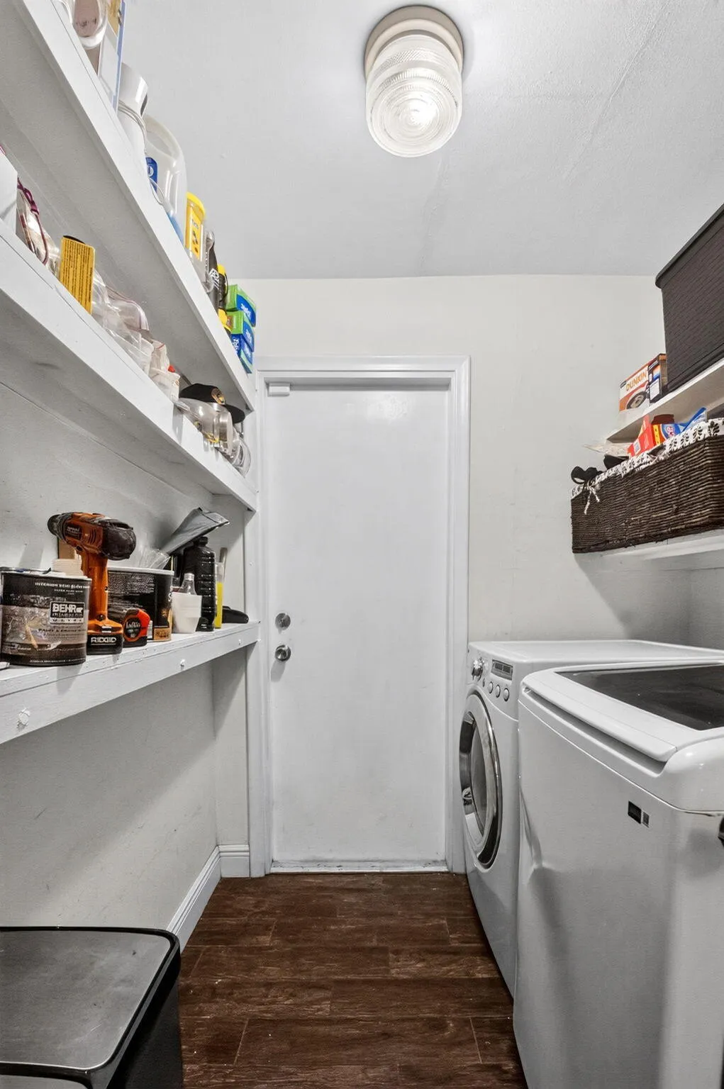 Interior Laundry Room with Garage Access