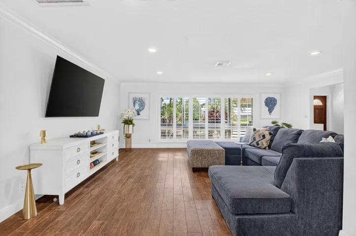 Living Room | Plantation Shutters & Natural Light