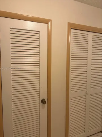 Hallway storage and a/c closet now