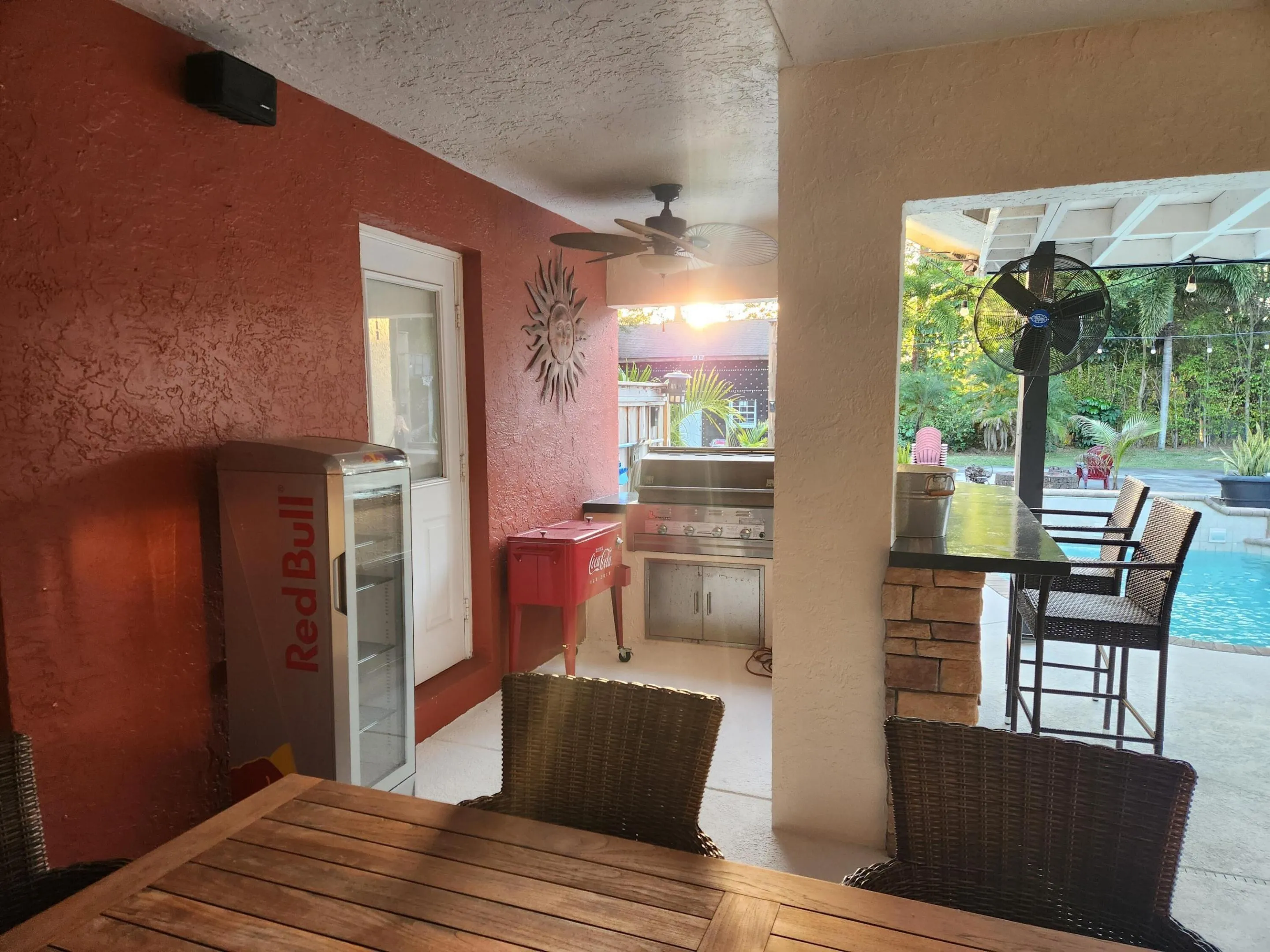 Grill area