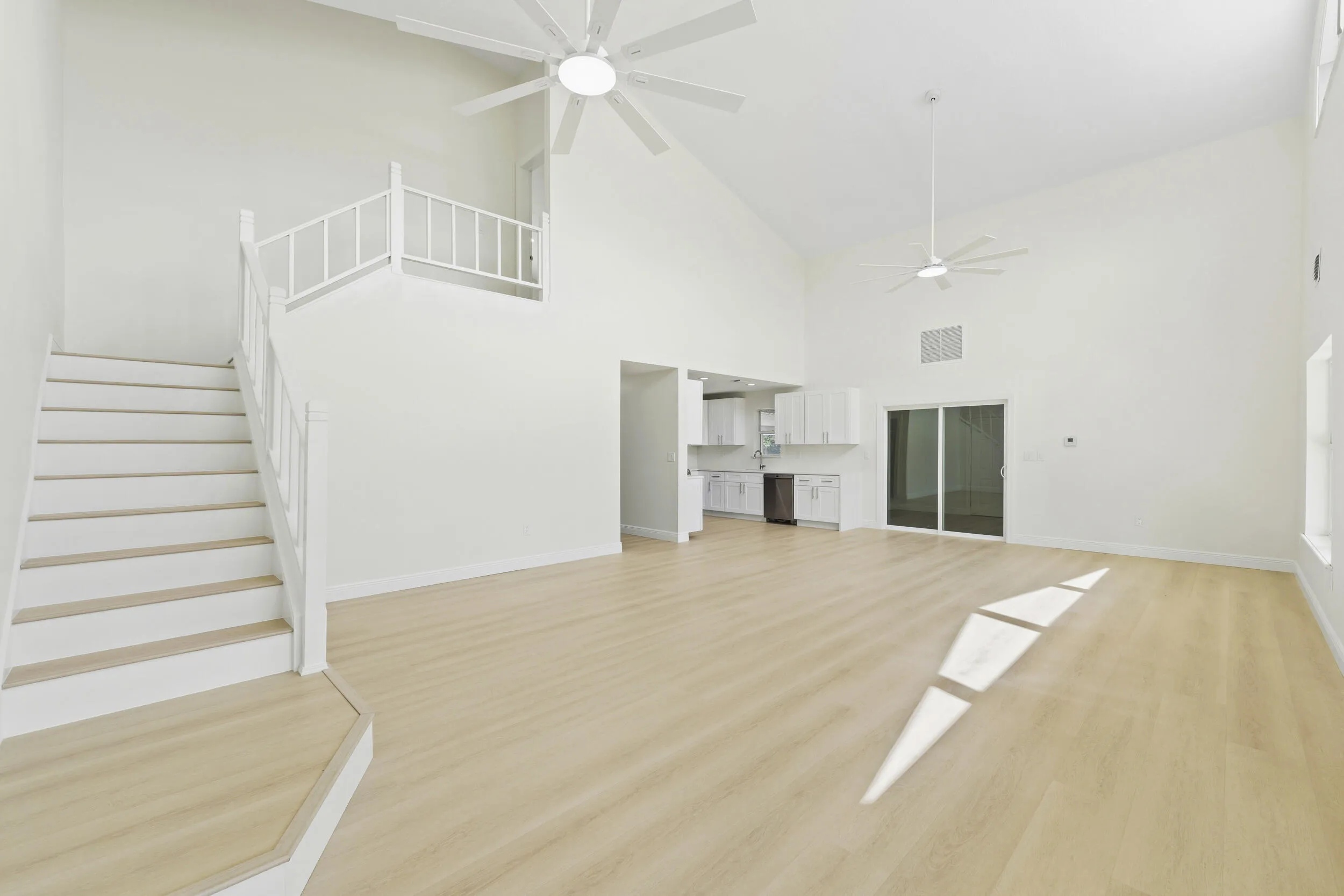 Living Space and Staircase