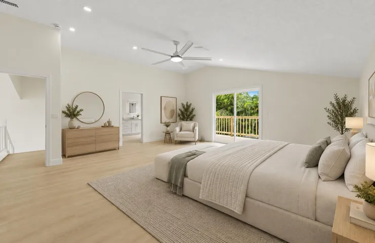 Primary Bedroom - AI Virtually Stage