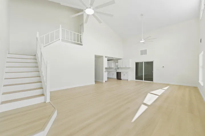 Living Space and Staircase