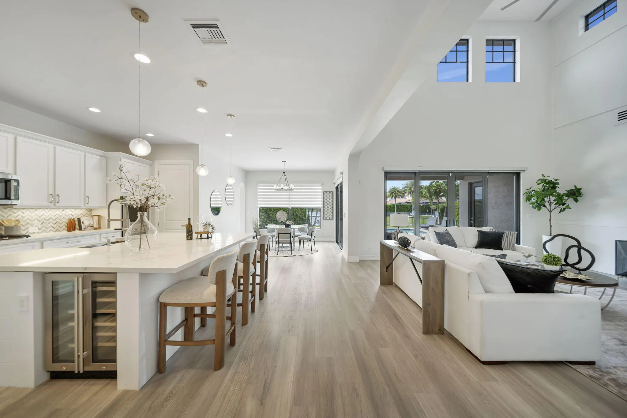 WINE cooler under large island