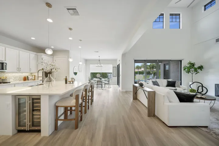 WINE cooler under large island