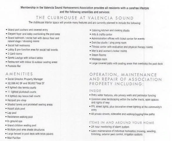 Amenities