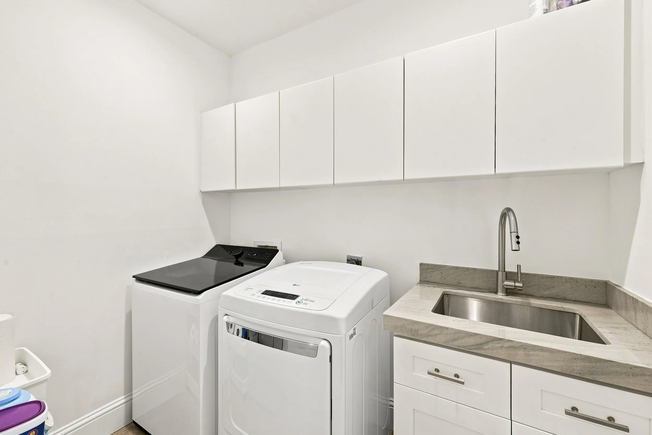 downstairs laundry