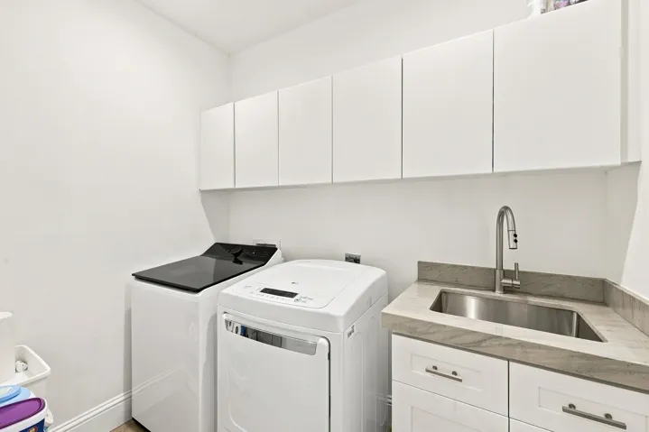 downstairs laundry