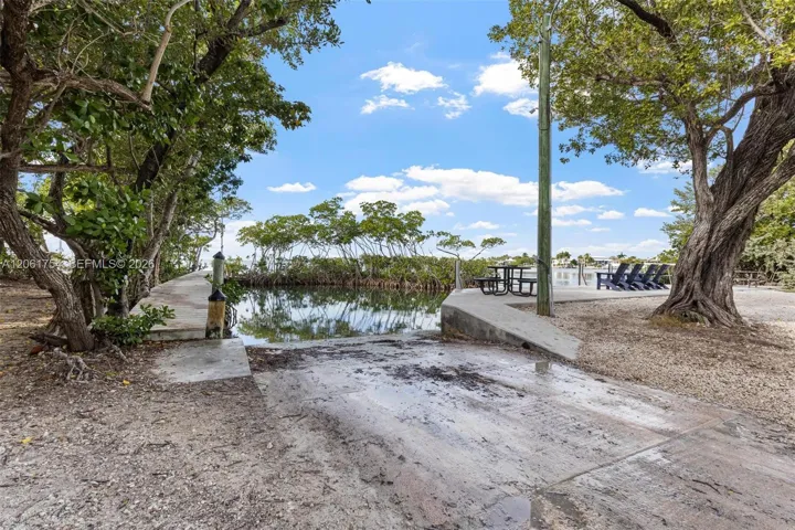 community recreation area/gated boat ramp