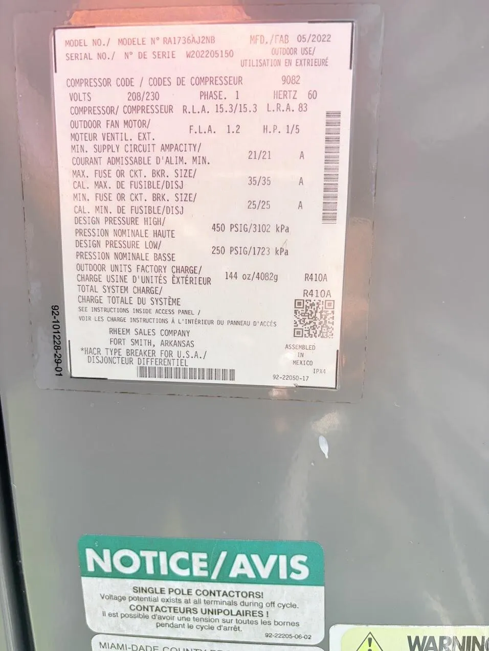 Installed 2022