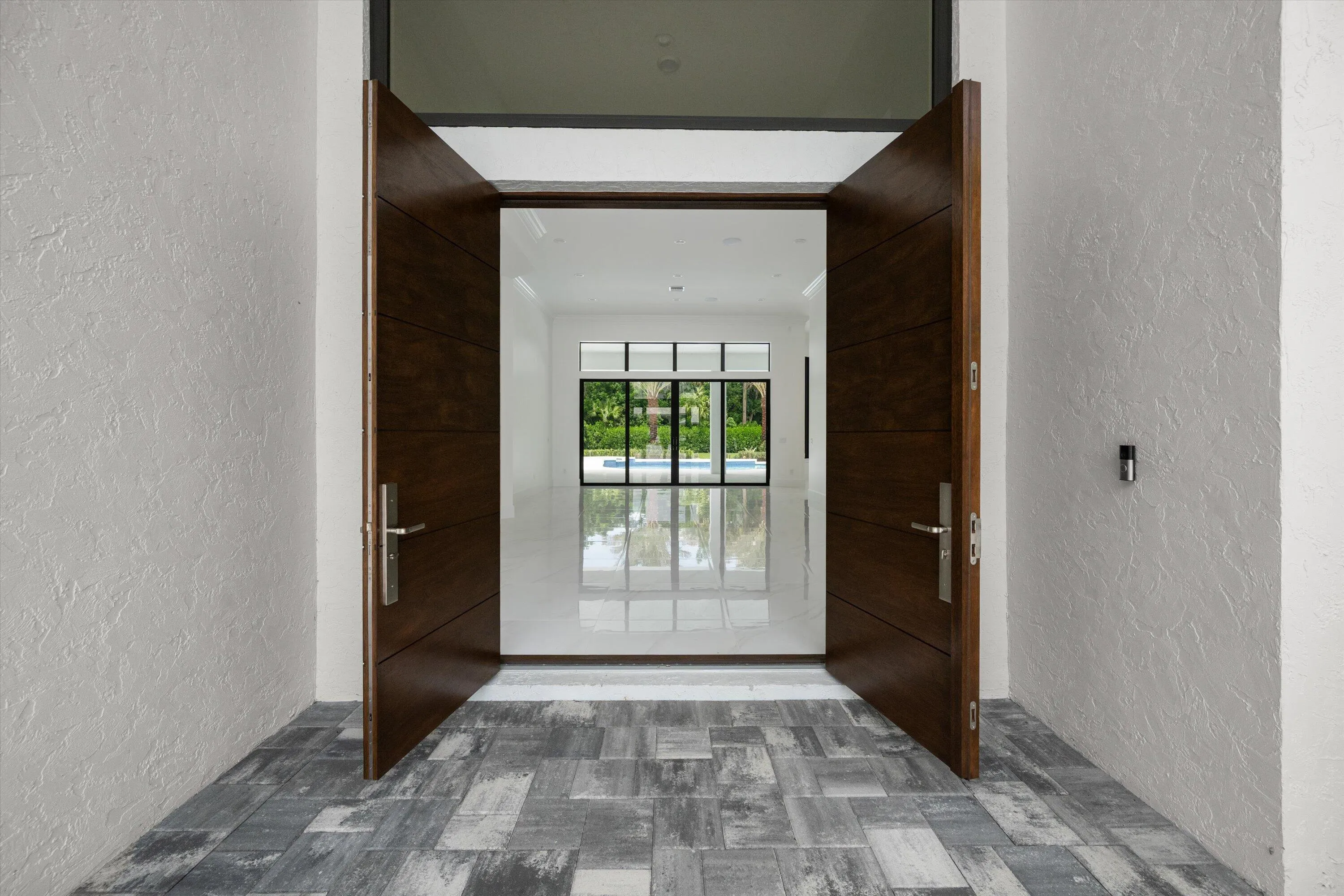 Gorgeous wood impact wood doors