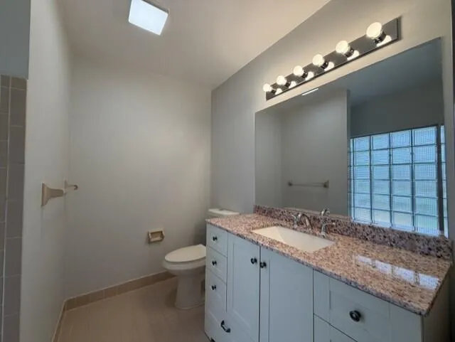 PRIMARY BATHROOM WITH WALK IN SHOWER