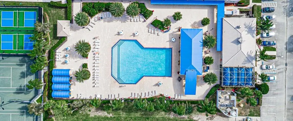 Main Pool Aerial