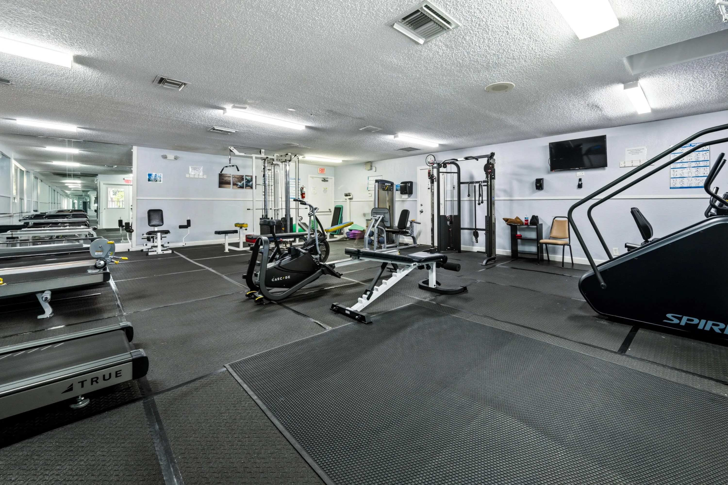 Clubhouse A fitness room
