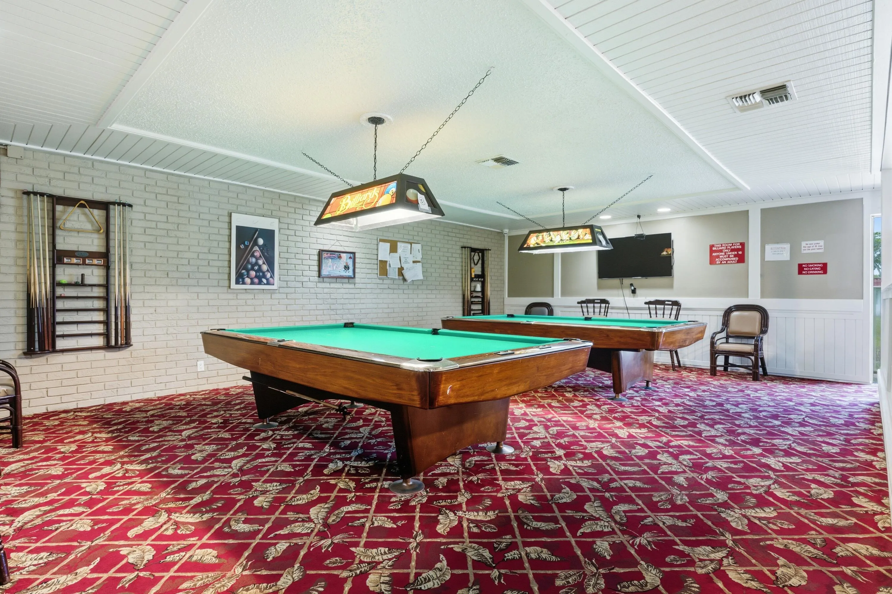 Clubhouse Billiard room