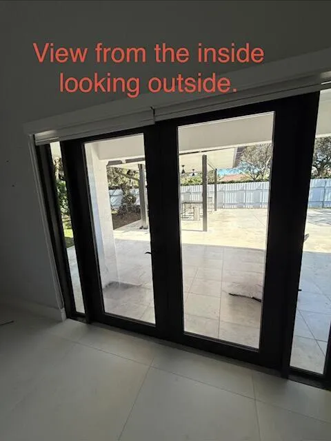 View from family room.
