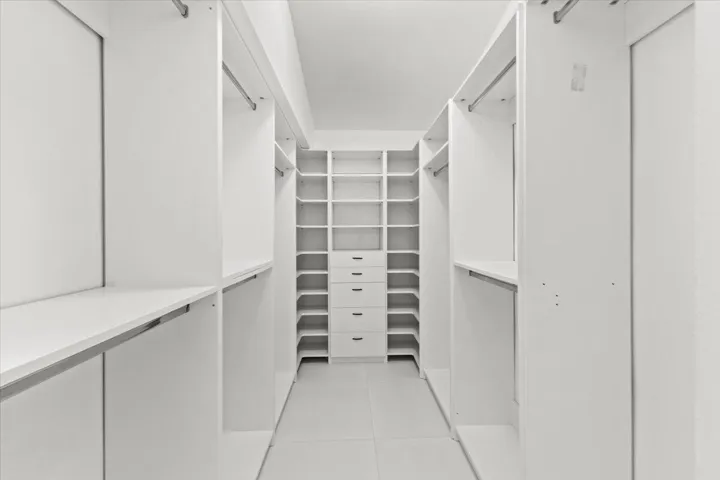In Master bedroom, huge walk-in closet.