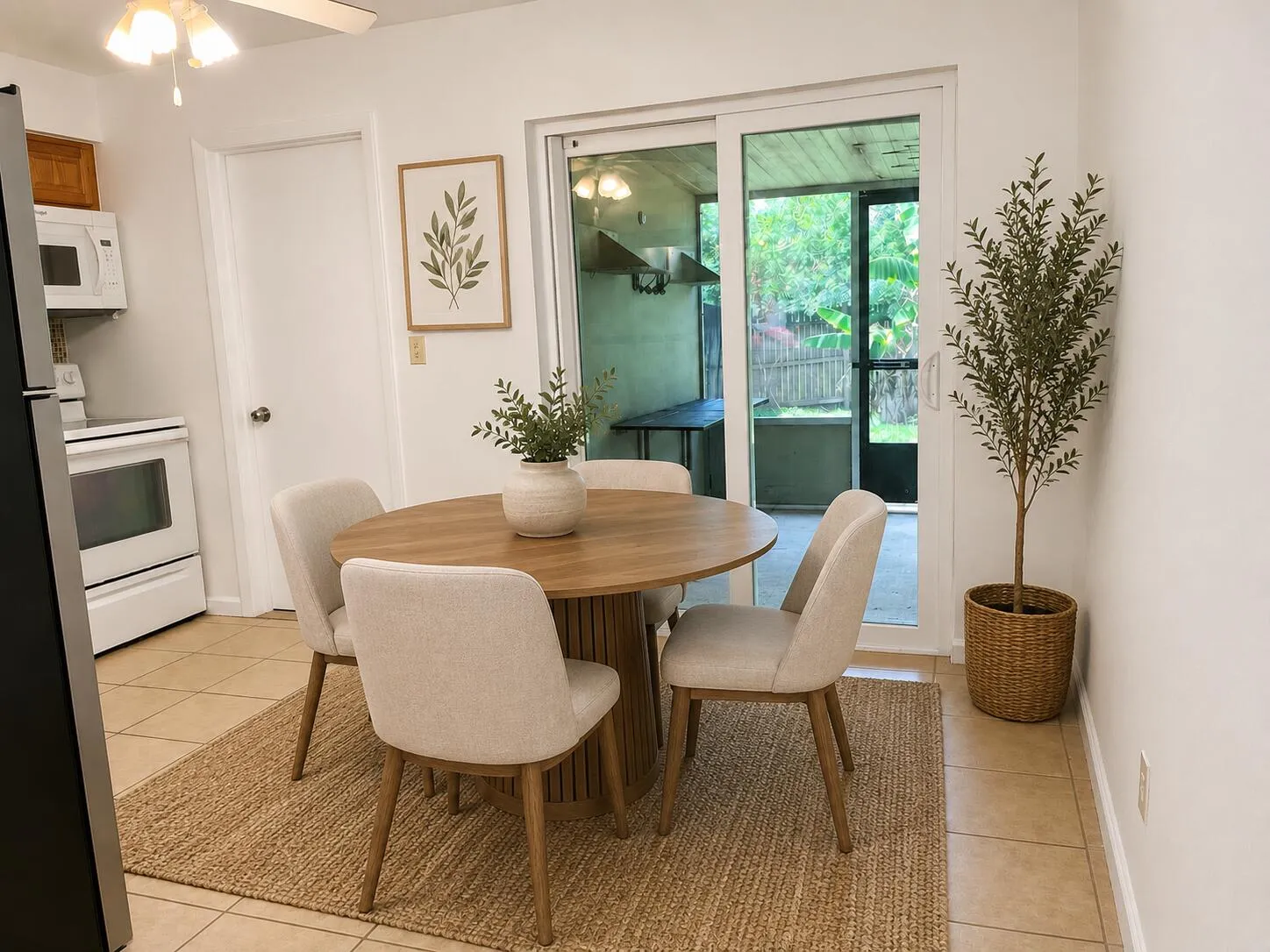Dining Area Virtually Staged